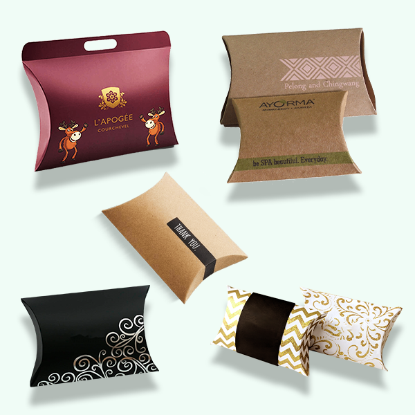 Custom Pillow Boxes | Custom Sizes & Styles | Wholesale Boxes